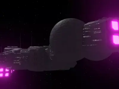 Future Spaceship No5 3D model