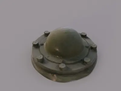 Element of a military truck 3D model