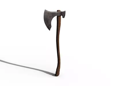 Battle Axe Low-poly 3D model buy