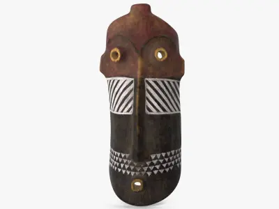  African Congo Mask 7 