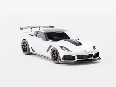 2019 chevrolet corvette zr1 Free 3D model