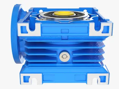  Industrial Worm Gearbox NMRV 040 Blue 
