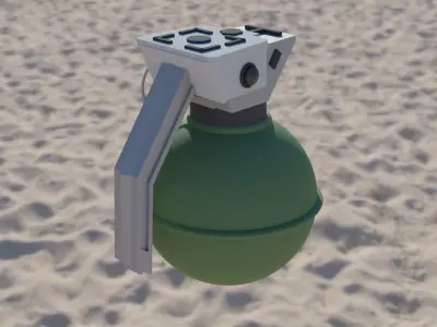 Grenade army Free 3D print model