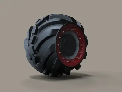 Offroad wheel 16 3D model