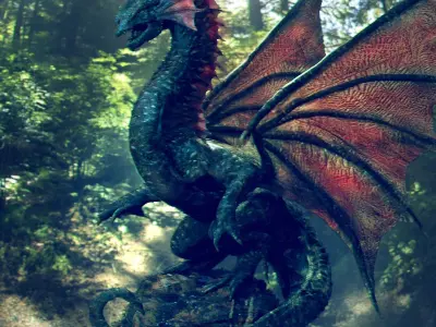 Dark Dragon 3D 3D model