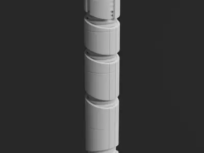 Sith Acolyte Lightsaber Free 3D print model