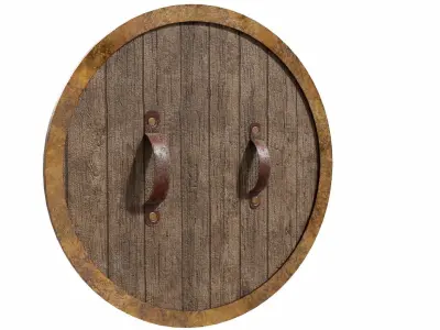 Spartan shield 3D model
