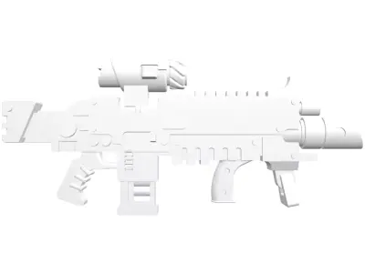 Revised Bolter Rifle Pack 3D print model