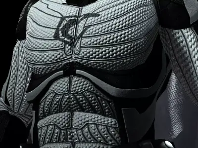Moon Knight Low-poly 3D model
