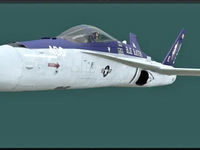Aircraft F 18 Hornet Free 3D model