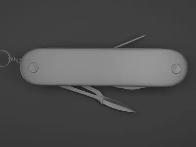 Swiss Knife for self-defence Free 3D model