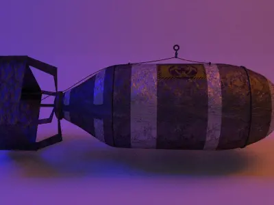 Nuclear Bomb 3D model get