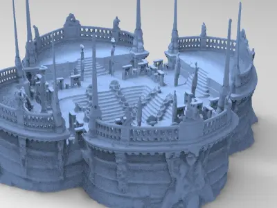 Poseidon ruins 3 3D model