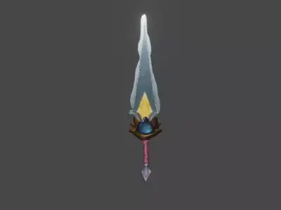 Zeloeman Sword A 64 Low-poly 3D model