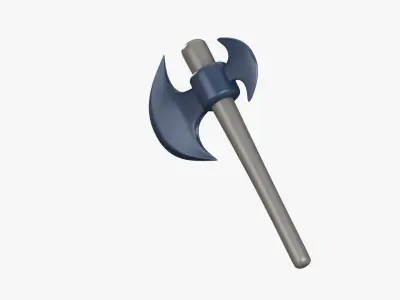 Game Axe 3D Illustration 3D model buy