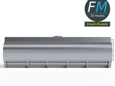 Gasoline tanker 3D model