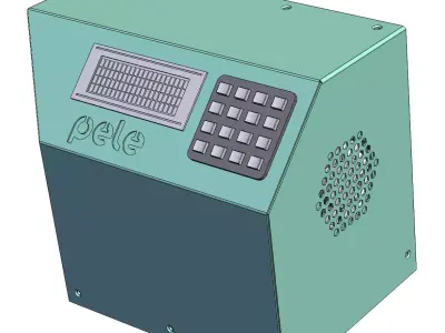 Positioning equipment control box 3D model