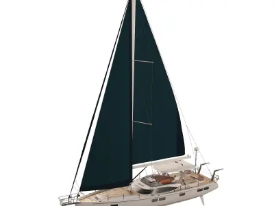 Sailing Yacht Hylas H57 3D model