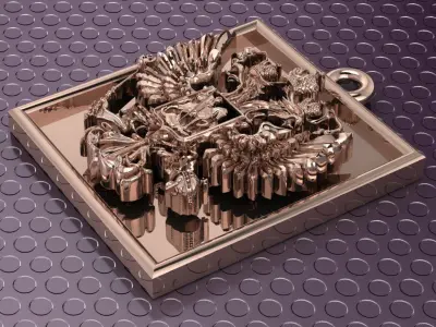 IMPERIAL RUSSIA PENDANT  3D print model
