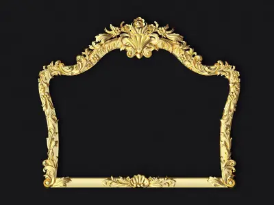  TOILET TABLE WITH MIRROR 3D model