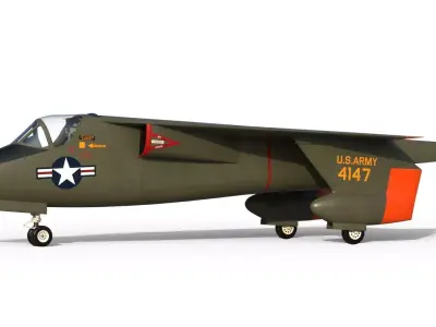 XV-2 Convertiplane  VTOL 3D model