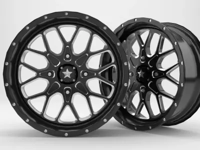 4 LUG MSA M45 Low-poly 3D model