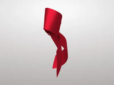 Gift Bow 2v PBR 3D model