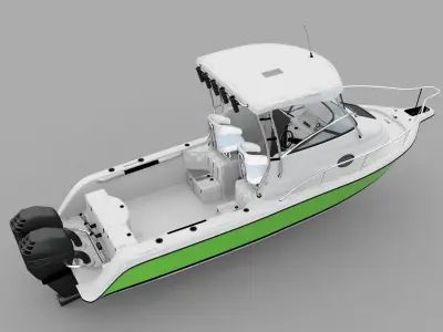 Sea boat 3D model