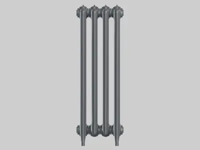 Epoca Cast Iron Radiator 2C4 3D model