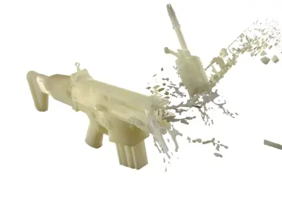 mikegun grenade launcher 3D model