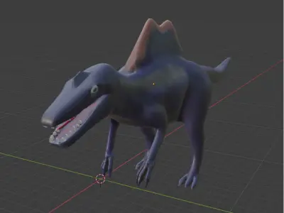 Spinosaurus dinosaurio Free 3D model