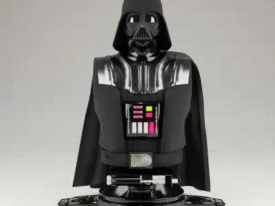Starwars bust statue pack 1 Free 3D print model