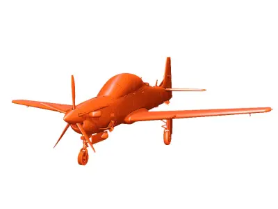 Embraer 314 A-29 Super Tucano 3D print model