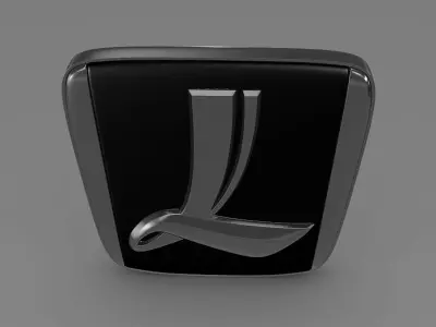 luxgen logo 3D model by Sergey