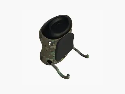 Jetpack J08 Green Camouflage - SciFi Character Design Low-poly 3D model