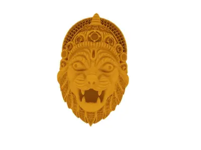lion head 3D print model