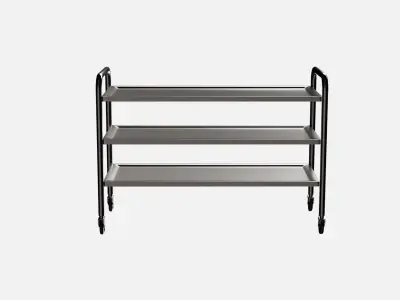  Stainless Trolley Shelf 3D model