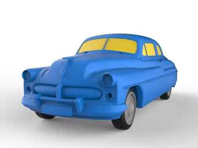 Mercury Eight Coupe 1949 Classic Car 3D print model