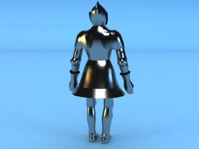 knight armor 1 3D model