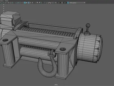 Car Winch 3D model