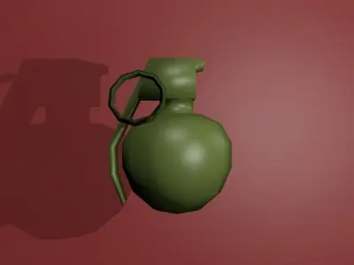 M67 Grenade - Low-poly Low-poly 3D model
