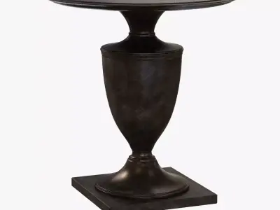 Restoration Hardware KLISMOS ROUND SIDE TABLE 3D model