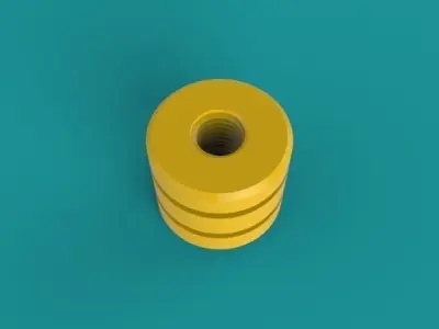 Mini Steam Engine and Centrifugal Pump Free 3D model