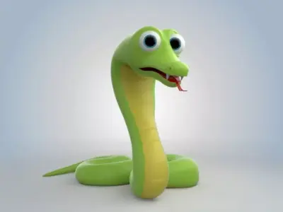 Snake 3D model