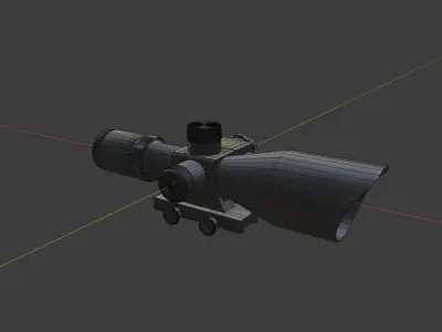 Sniper scope 3D model