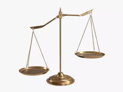 Scale balance  3D model