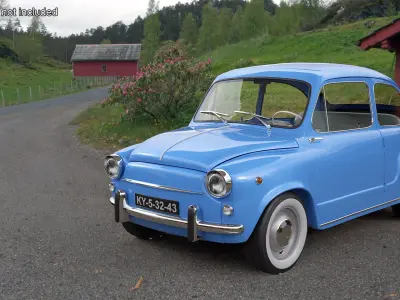  Small Urban Hatchback Blue 