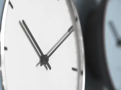 AJ City Hall Wall Clock 3D model