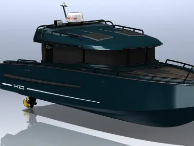 XO 270 FC Inboard 3D model