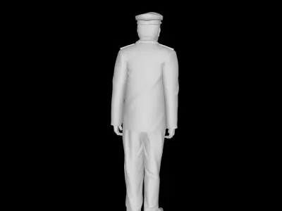 ARMY GENERAL - ARMY MAJOR- ARMY COMMANDER - COMMANDER - POLIC... 3D model